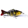 Nouveau 12 couleurs 112 cm 14g leurre de pêche à l'achigan leurres de pêche en surface multi-articulés appâts durs réalistes truite Perch3818955