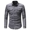 Men Slim Fit Jeans Jacket Cowboy Fashion Bomber Outwear Jacket Denim Coat Clothing Men s Jean Jacket Hip Hop Solid Coat LJ201013