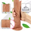 Ventosa in silicone Spessore Telescopico Dildo Dildo Dick Grandi Vibratori Phallus Sex Toys per le donne Realistic Gomma Penis Giocattoli per adulti 201130