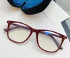 Designad Unisex Concise Square Fullrim Glasses Frame 54-16-145 för recept importerade plankglasögon fullsatta case3070