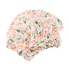 2021 Nowe Kapelusze Dorywcze Domowe Kapelusze Nakrycia Naklejki Luźne Kiegłówki Multicolor Floral Print Caps Sleeping Fresh Sweet Bow Decoration