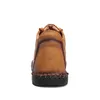Cuir printemps automne hommes mode à lacets bottines hommes chaussures décontractées Zapatillas Hombre taille 48 Y200915