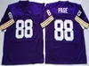 Hommes College Retro Maillots de football américain Randy Moss Fran Tarkenton Adrian Peterson Chuck Foreman Chris Doleman Cris Carter Alan Page John Randle