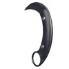 New Karambit knives 440C Stone Wash Blade Black G10 Fixed Blade Claw Knife Outdoor EDC Gear With Kydex H5419