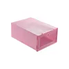 Kunststoff-Schuhboxen-Set, mehrfarbig, faltbar, Schuhaufbewahrung, durchsichtig, für Zuhause, Schuhregal, Organizer, Stapel-Display-Box, kostenloser DHL HH9-3690