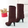 Heißer Verkauf - MORAZORA 2020 neue Ankunft oberschenkelhohe Stiefel Frauen runde Spitze High Heels lange Stiefel Herbst Winterschuhe Damen Overknee-Stiefel