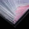 StoBag 100pcs Clear Self Adhesive Cello Cellophane Bag Self Sealing Plastic Bags Clothing Jewelry Packaging Candy OPP Resealable Y9618516