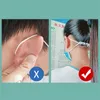 Disponibel mask spänne öron sparare förlängning spännen justerbart rep mascarilla spännen öronhake anti-förlorad artefakt releax smärta