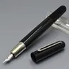 Высококачественная черная магнитная перьевая ручка для бизнеса, офиса, канцелярских принадлежностей, классический M nib, чернильная ручка для каллиграфии, подарок на день рождения