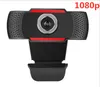 Cámara web HD Webcam Cámara 30 fps 1080P Cámara para PC Micrófono incorporado que absorbe el sonido Grabación de video para computadora PC portátil con caja de venta al por menor