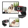 HD Webcam Webkamera 30fps 1080p PC-kamera inbyggd ljudabsorberande mikrofon Video Record för dator PC Laptop med Retail Box