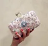 2022 Witte Diamond Dames Clutch Tassen Voor Vrouwen Vrouwelijke Portemonnee Portemonnee Party Bag Envelop Bridal Wedding Avond Handtassen 53