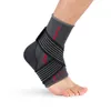 1 PC Sports Enkle Ondersteuning Comfortabele Fitness Riding Wrapping Enkle Brace voor Oefening Basketball Sieplijsten (Rood, SI1