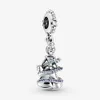 100% 925 Sterling Silver Elegant Princess Dangle Charms Fit Oryginalny Europejski Charm Bransoletka Moda Kobiety Zaręczynowe Akcesoria Biżuteria