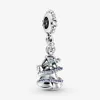 100% 925 Sterling Silver Elegant Princess Dangle Charms Fit Oryginalny Europejski Charm Bransoletka Moda Kobiety Zaręczynowe Akcesoria Biżuteria