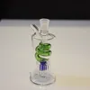 Przenośne Glassware Hookh Palenie Kolorowe Mini Szkło Burner Butelka Butelka z 10mm Miseczki PerCater Bubbler Rury Wodne Tobacco Bowl Akcesoria Hurtownie