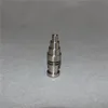 Universal 6 in 1 GR2 Titanium Nails 10mm 14mm 18mm Joint Male and Female Domeless Nail for Glass Bongs Water Pipes Dab Rigs