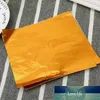 8x8CM DIY Food Aluminum Foils Paper Chocolate Candy Packaging 10 Colors Party Birthday Wrapper Foil Paper Sticker