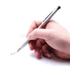 Universal 2 in 1 Capacitive Touch Screen Stylus Pen with Cloth Head For Mobile Phone Tablet Pens Iphone Samsung Ipads 14 Colors New