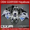 Kroppsinjektion för SUZUKI GSXR 1300 CC Hayabusa GSXR1300 08 2008 2009 2010 2011 2012 2013 77NO.167 1300cc GSXR-1300 Blue Flames 14 15 16 17 18 19 GSX R1300 08-19 Fairing