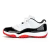 Jumpman Concord 11s Mens Chaussures extérieures 11 Capuchis de race blanche en argent métallique et de robe Jam Gamma Blue Men Femme Sports Sneakers