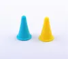 Forma de cone de borracha malha agulhas de confecções tampas de tampa protetores de pontos para tricô artesanato acessórios de costura