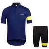 Erkek Rapha Bisiklet Forması Setleri Bisiklet Bisiklet Kısa Kollu Gömlek Bib / Şort Takım Yaz Bisiklet Giyim Ropa Ciclismo Hombre Y21030803