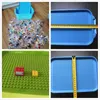 100 60 Stad Compatibel Bouwstenen DIY Juguetes Opbergdoos Jongen Meisje Speelgoed Gift Bricks Miniatuur Actiefiguren voor kinderen Y220214