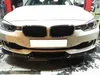 1 PCS AC 스타일 탄소 섬유 프론트 범퍼 립 스포일러 BMW 3 시리즈 F30 F35 3D 헤드 범퍼