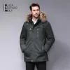 BlackleoPardward Winter Wild Куртка Мужчины Мода Пальто Thik Parka Men Alaska Съемная варианта с комфортабельными манжетами BL-6605M 201218