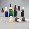 Imitation Wood Grain Cap Essential Oil Amber Glass Dropperflaska 5ml 10 ml 20 ml 30 ml 50ml 100 ml