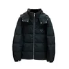Herrjackor designer toppkvalitet huva 90% gåsjacka för män 2020 Ny vinter Keep Wart Zipper Fly Solid Color Coat Casual