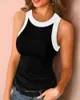 fitting T-shirts Women Jumpers Sleeveless casual Tops wear shaped vest Woman Pullovers female tank O-neck solid undershit C0376