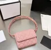 Hoge kwaliteit heuptas Crossbody heuptassen Klassieke heuptassen Letter Bloemen Beroemd echt leer Meisjesluxe 9 kleuren Handtassen ontwerpers Schoudertassen