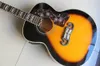 grossistgitarrer ny akustisk elgitarr, SJ200 modell toppkvalitet i sunburst 111222