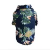 Summer Beach Dog Odzież Hawajski Małe Koszule Dog Szyfonowa Szczeniak Cienka Kamizelka Letnie Odzież Pet Floral 8 Designs Opcjonalnie BT990