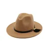 Top Hat for Women Wide Brim Hats Formal Hat Woman Jazz Panama Cap Lady Felt Fedora caps Girls Trilby Chapeau Winter Fashion Accessories NEW