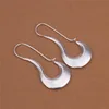 Women039s boucles d'oreilles plaquées argent sterling ventre plat taille 44CM22CM DMSE338 cadeau 925 plaque d'argent boucle d'oreille pendante Chand1371305