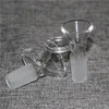 Glass bong bowls slide hookah for water pipes bongs ash catcher smoking bowl joint size 14mm male