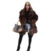 Womens 가짜 모피 코트 가을 겨울 따뜻한 재킷 패션 까마귀 솔리드 겉옷 가을 겨울 유지 따뜻한 여자 탑스 KLW5749