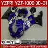 YAMAHA YZF-1000 YZF-R1 YZF 1000 CC R 1 MAVİ BAĞIYOR 2000 2001 2002 2003 ÇOCUKLARI 83NO.124 YZF R1 1000CC 00-03 YZF1000 YZFR1 00 01 02 03 Motosiklet Peri