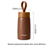 304 Stainless Steel Insulate Mug Water Bottle Tumbler Thermos Vacuum Flasks Mini Portable Travel Coffee Mugs Thermal Cup With Rope Gift AA