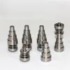 ハンドツールドームレスチタンネイル10mm 14 mm 19 mm男性女性ジョイント6羽根のための1灰キャッチャー