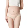 5 pièces vêtements de maternité culottes taille basse coton femmes début de grossesse tardive sous-vêtements coton sous-vêtements post-partum lingerie LJ201114