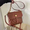 Elegant Female Crossbody Bag 2021 Fashion New High Quality Pu Leather Women's Designer Handbag Chain Shoulder Messenger Bag299L