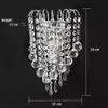 luces led E14 Modern Crystal Mirror Stainless Steel Wall Lights Lamps Sconce Fixtures Lights for Hallway Bedside Living Room