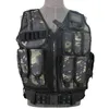 Outdoor Sports Taktyka Molle Vest Airsoft Gear Molle Torebka Torba Nośnik Kamuflaż Ambat Rig klatki piersiowej NO06-013