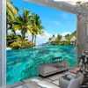 3D индивидуальные обои пространство удлинительные удлинительные обои Maldives Sea Wallpapers фон стены красивые пейзажи обои