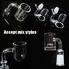 Quartz Banger Nails 14mm 18mm Female Male Joint 90 Degree 2mm Thick Bangers Smoking Accessories QN01-04