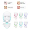 LED Photon Facial Neck Mask Photodynamic Acne Therapie PDT Huidverstrakking Verjonging Schoonheid 7 kleuren